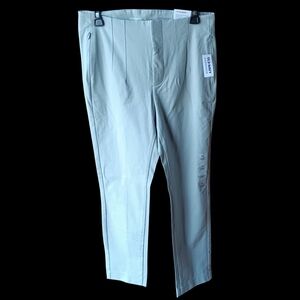 Old Navy Women's Light Green Polished Pixie Skinny Pants (Sea Foam)